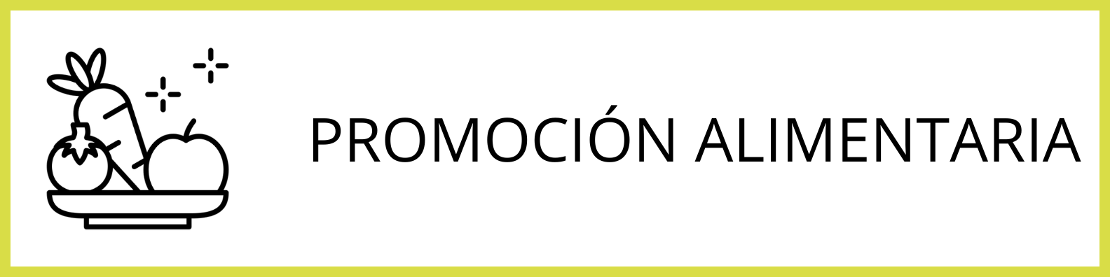 Icono Promoción Alimentaria